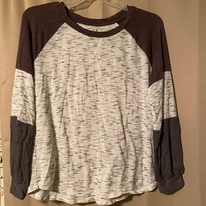 Long Sleeve Colorblock Maurices Shirt